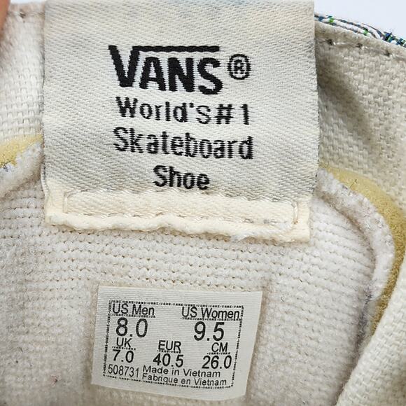 Vans SK8-Hi Floral Tapestry Print High Top Shoes Sneakers Womens Size 9.5 - Picture 3 of 6